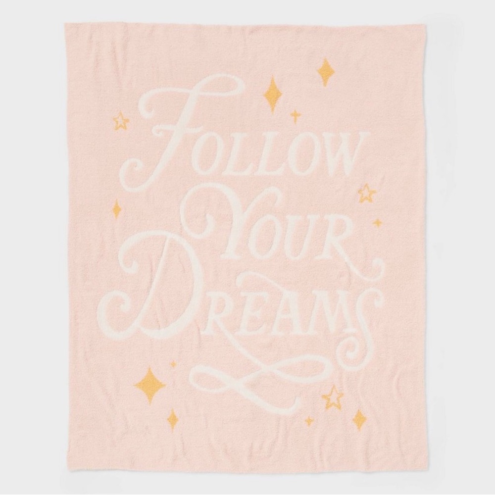 Princess 'Follow Your Dreams' Kids' Throw Blanket - Disney Collection Pillowfort